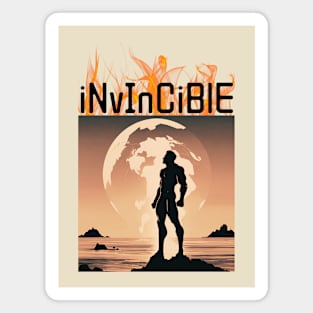 invincible silhouette Magnet